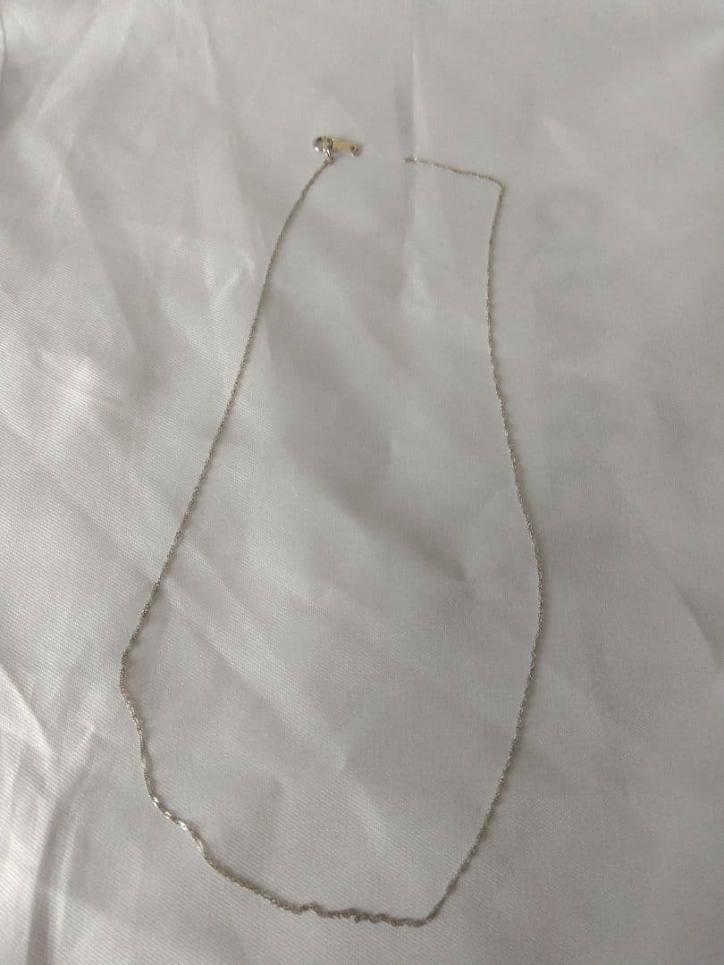 K18WGリング、K10WGネックレス2点