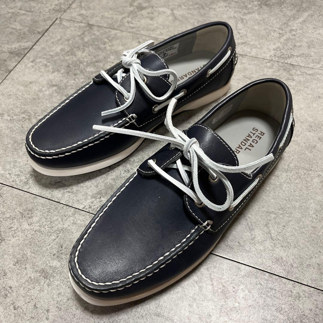 新品 REGAL STANDARDS デッキシューズ 25.5cm 送料無料