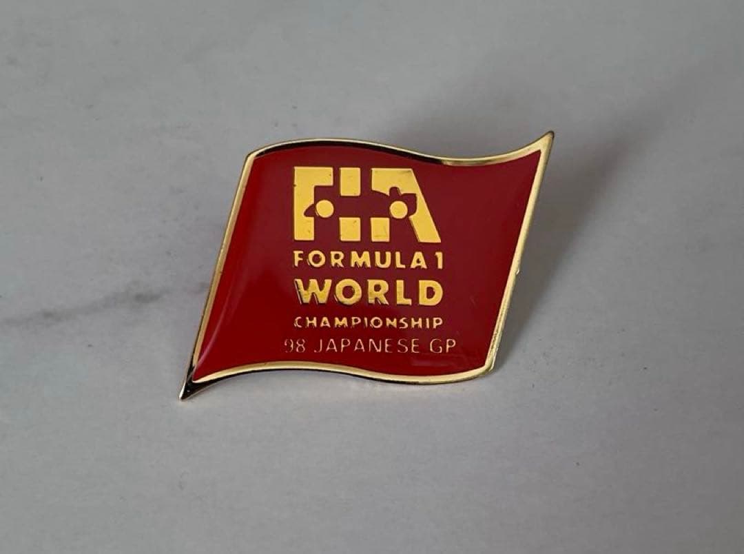 1998年 F1 日本GPピンバッジJAF公式 FIA Formula1 記念品