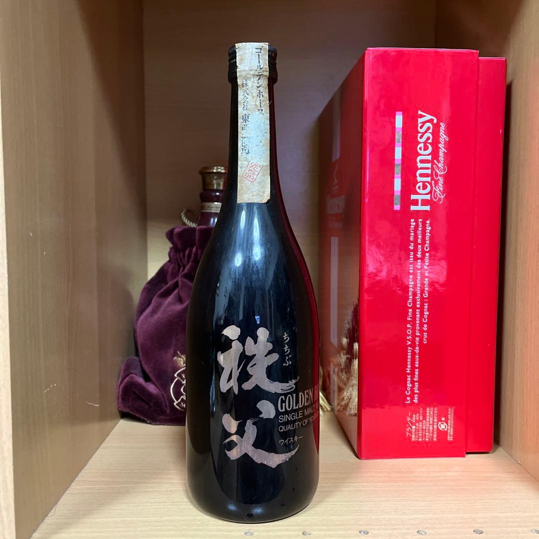 【新品未開封 レトロ 限定品】ゴールデンホース秩父 43度 700ml（箱なし）