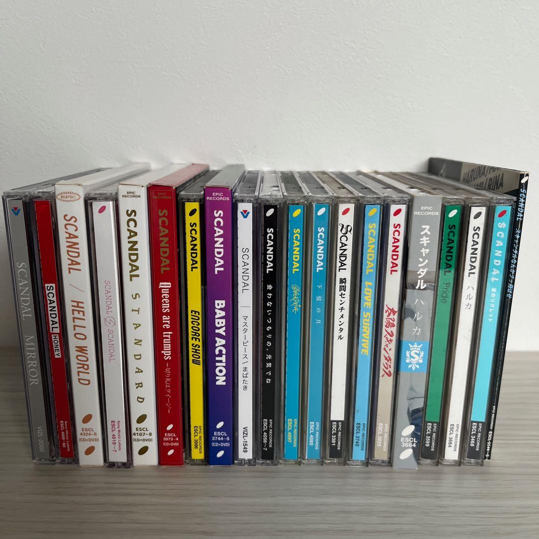 SCANDAL CDDVDラバーバンド缶バッジクリアファイル