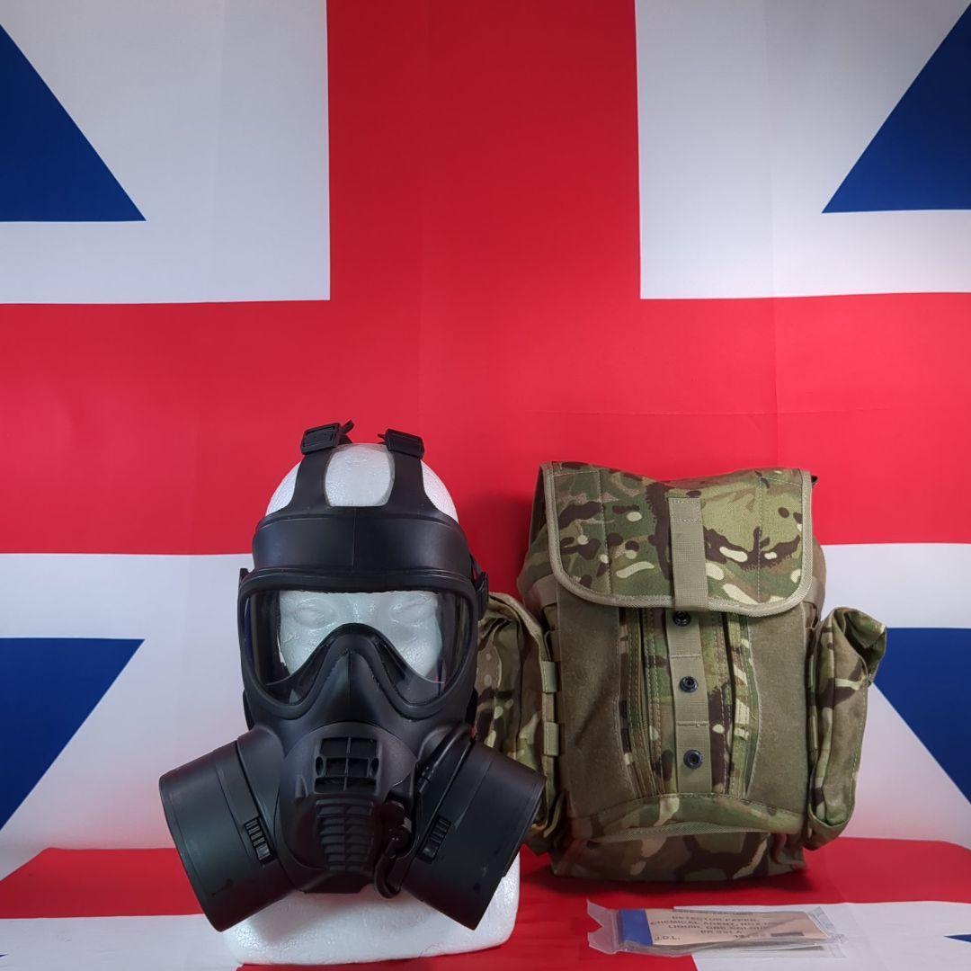 イギリス軍 GSRレスピレーター バッグ付き　 qq7m6nc9kです