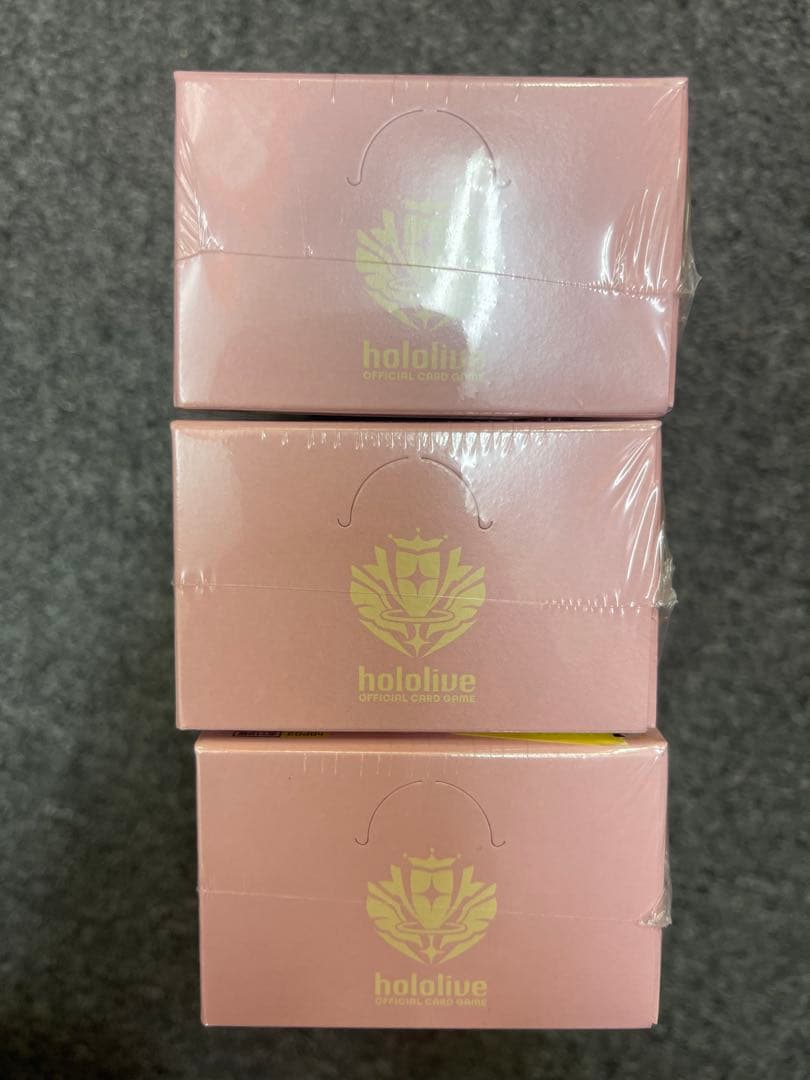 ホロライブカード エリートスパーク 3BOX 新品未開封 シュリンク付き