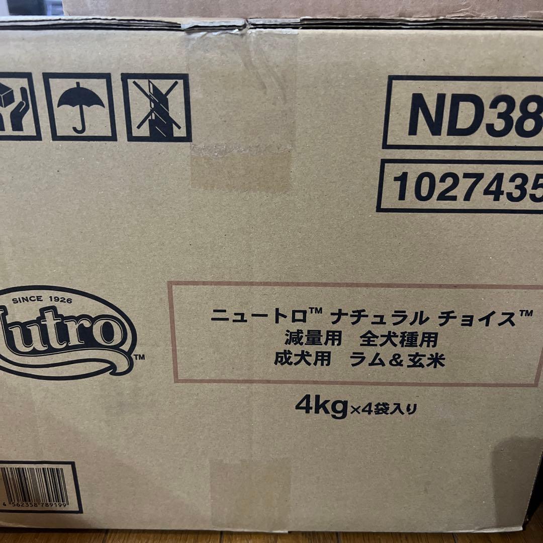ジャスト2万円！Nutro ナチュラルチョイス 全犬種用 成犬用 4kg×4