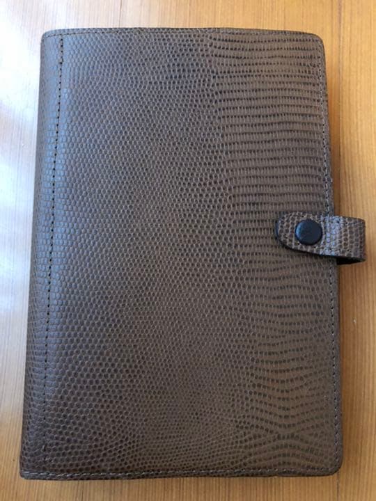 革のシステム手帳 A5サイズ6穴バインダー