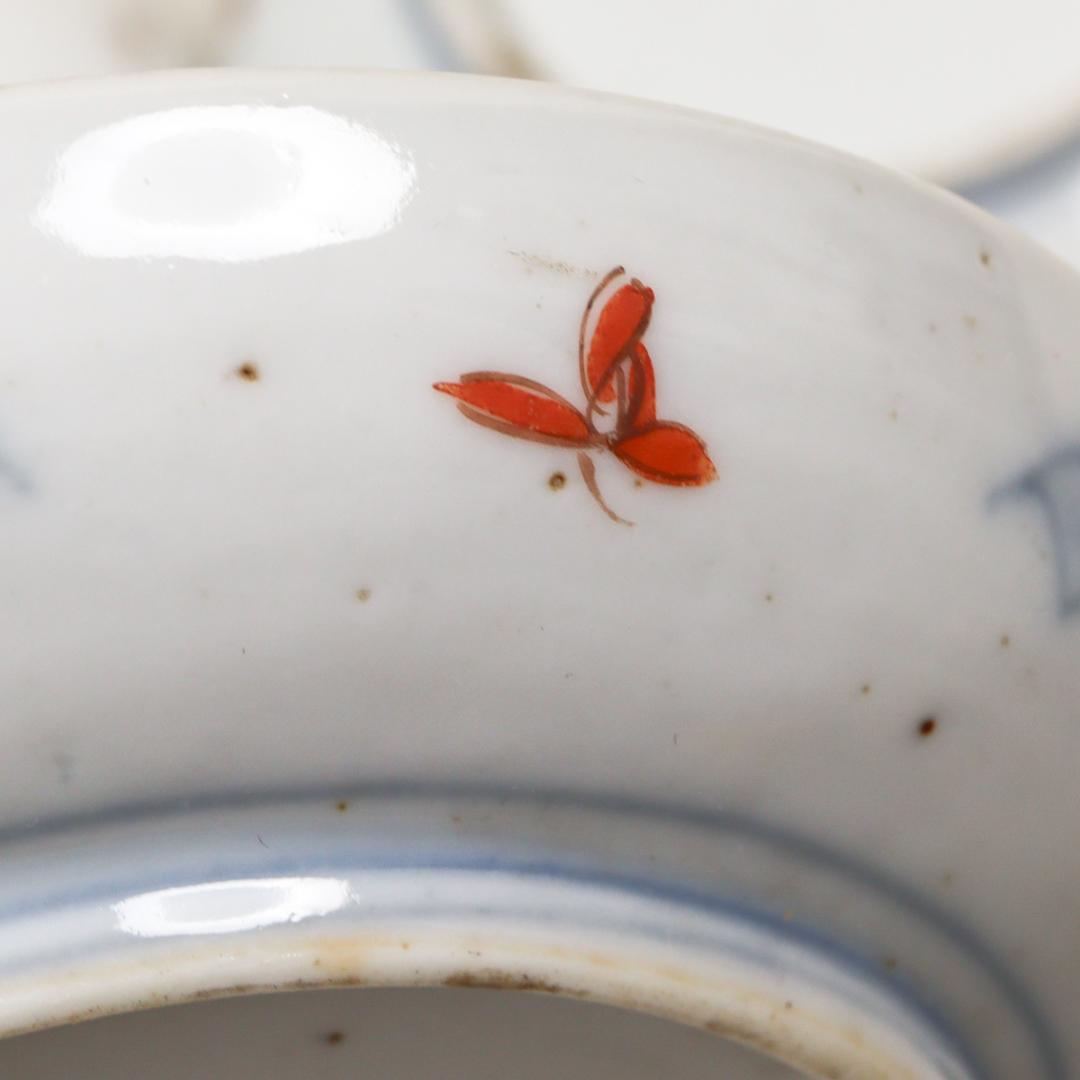 古伊万里 唐子文 4寸皿 4枚