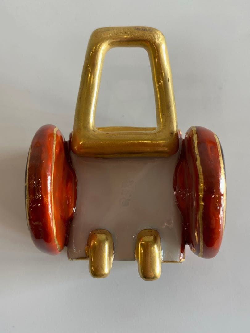 御所車香合　高野昭阿弥作　茶道具