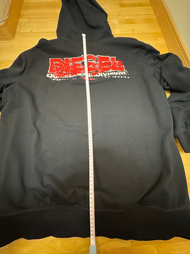 大人気のDIESEL グレー パーカー