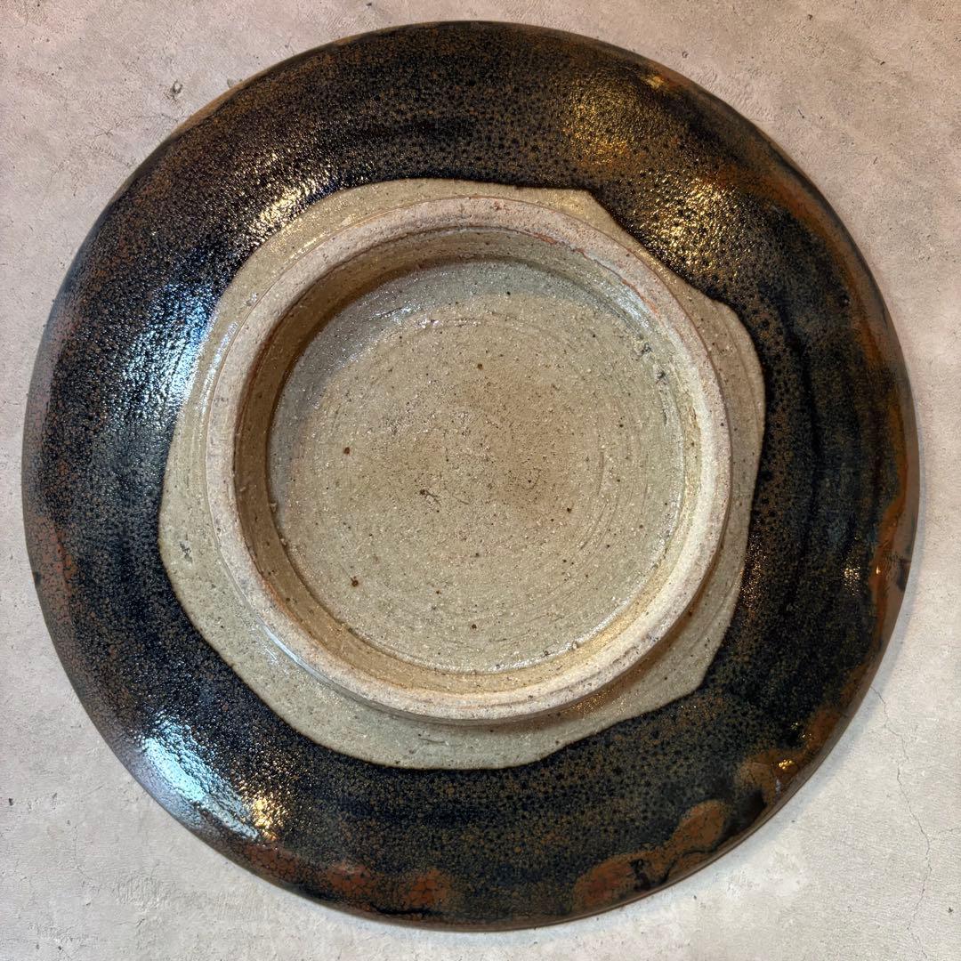 益子焼　人間国宝　浜田庄司　濱田庄司　飾り皿