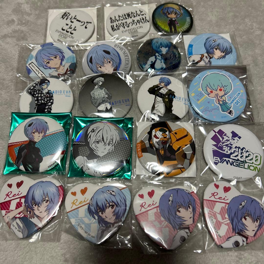 綾波 缶バッジ エヴァンゲリオン