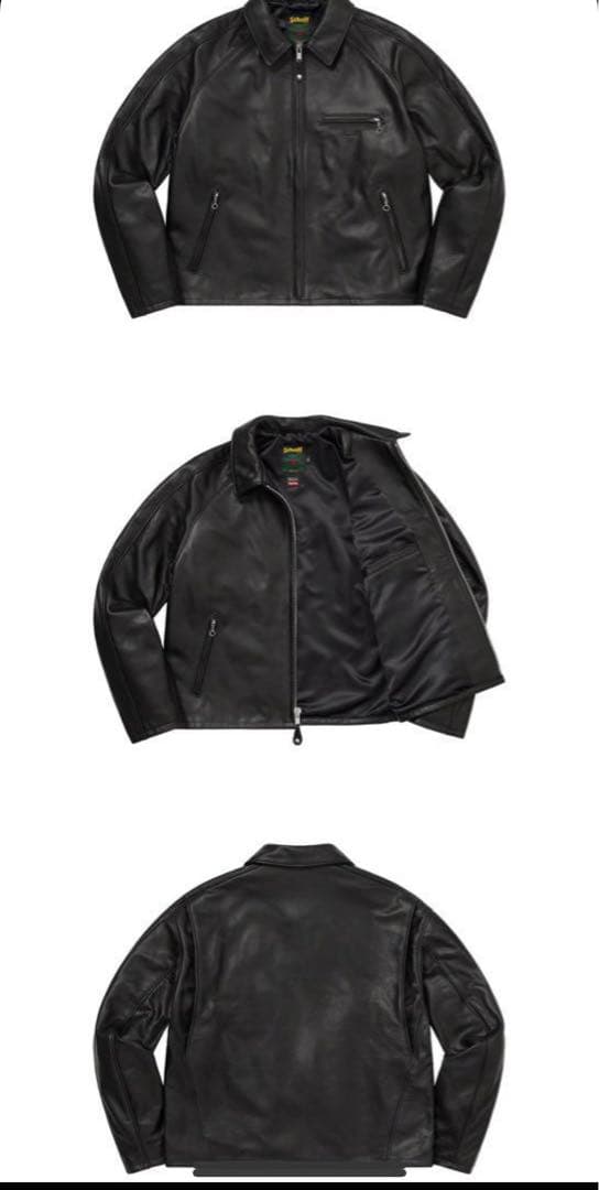 supreme×schott 23ss