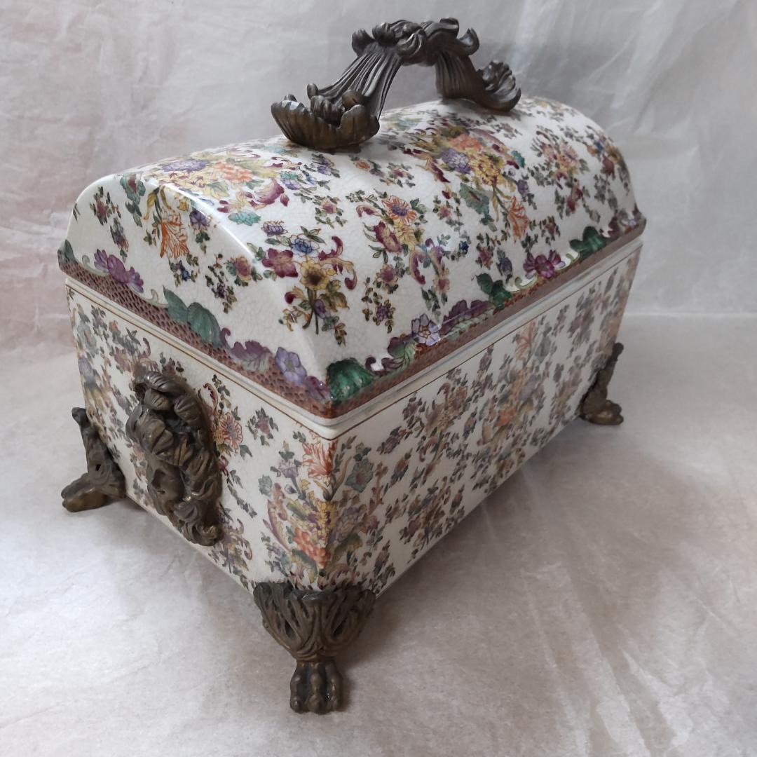 シノワズリ　ボックス オリエンタル 　インテリア アンティークモダン