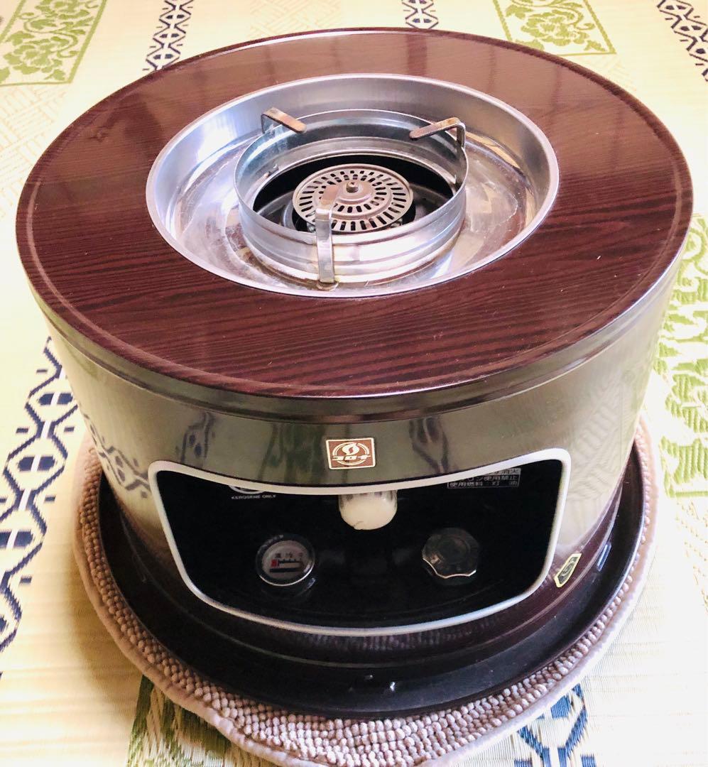 卓上型ガスストーブ ブラウン