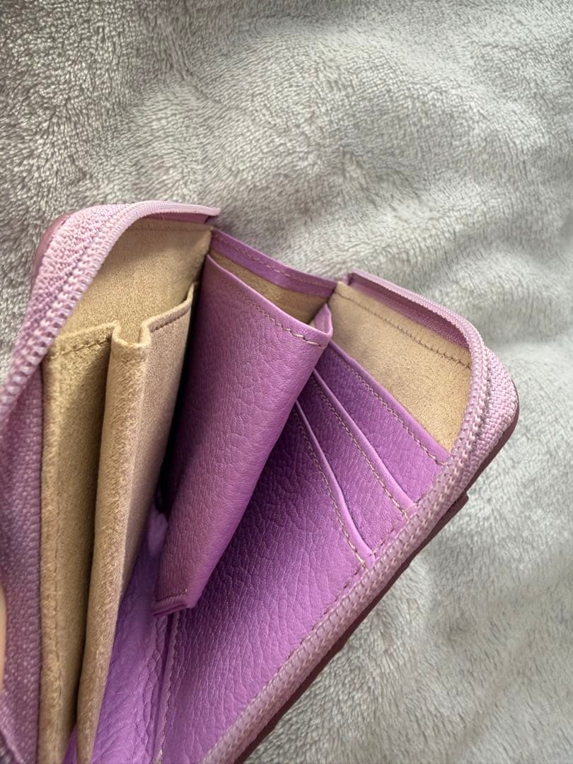 ATAO ミリモ クラリティ ヒーリングラベンダー 折り財布 パープル