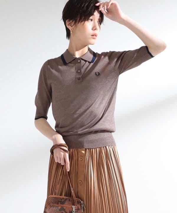 【Ray BEAMS × FRED PERRY】別注 ニット ポロシャツ
