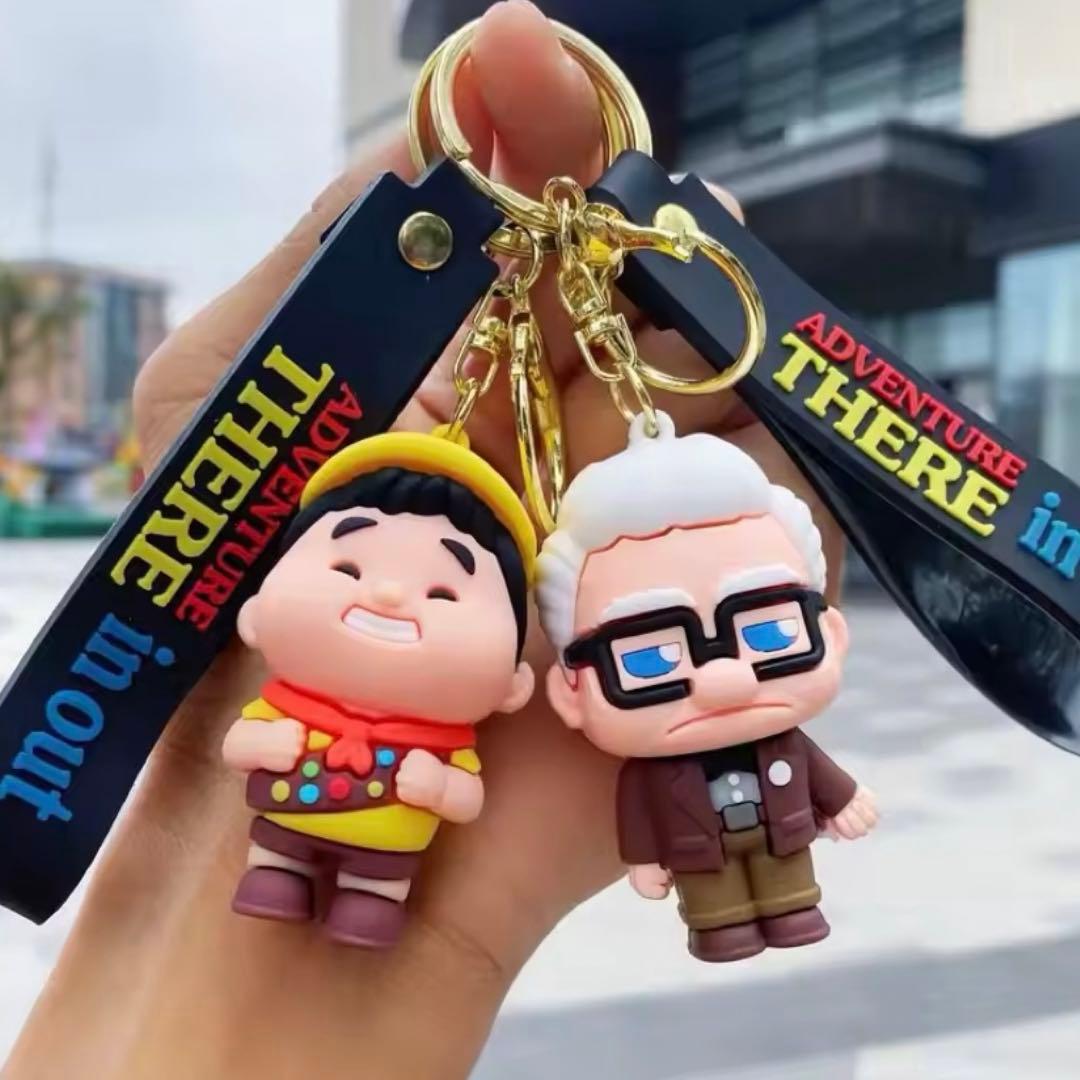 カールじいさんの空飛ぶ家 カール＆ラッセル キーホルダー ストラップ ２個セット