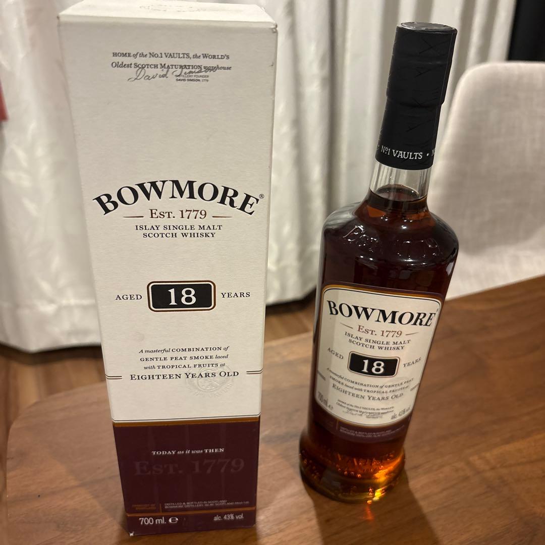 BOWMORE 18年 700ml アルコール43% 新品未開封 箱あり