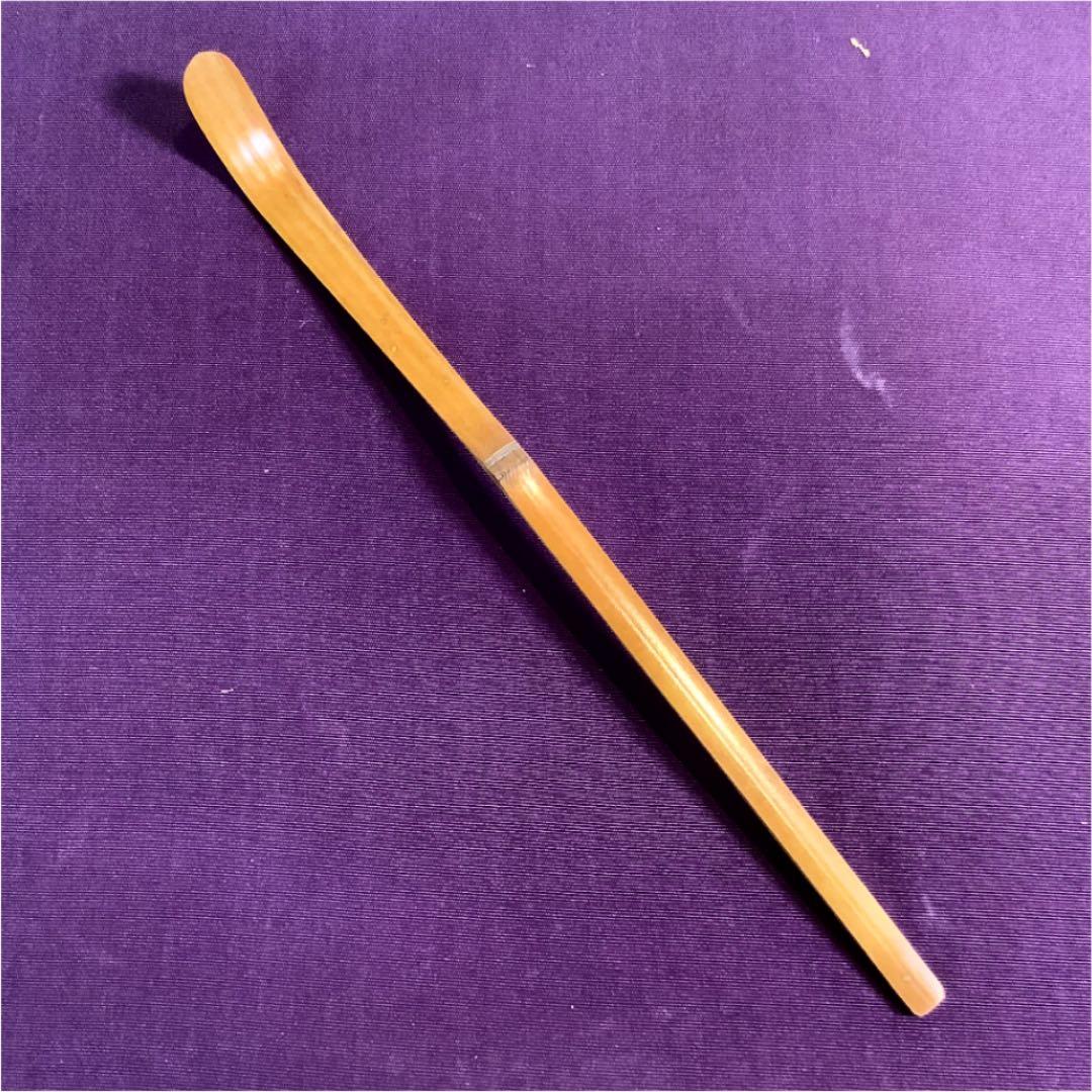 【茶道具】寛道和尚　銘:岩清水　茶杓