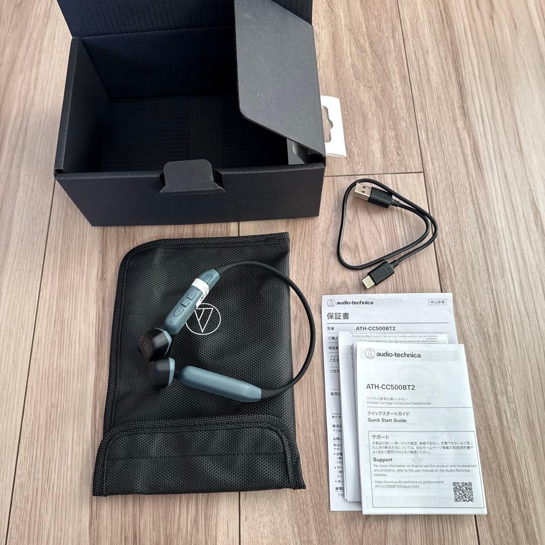 audio-technica ATH-CC500BT2ワイヤレス伝導ヘッドフォン
