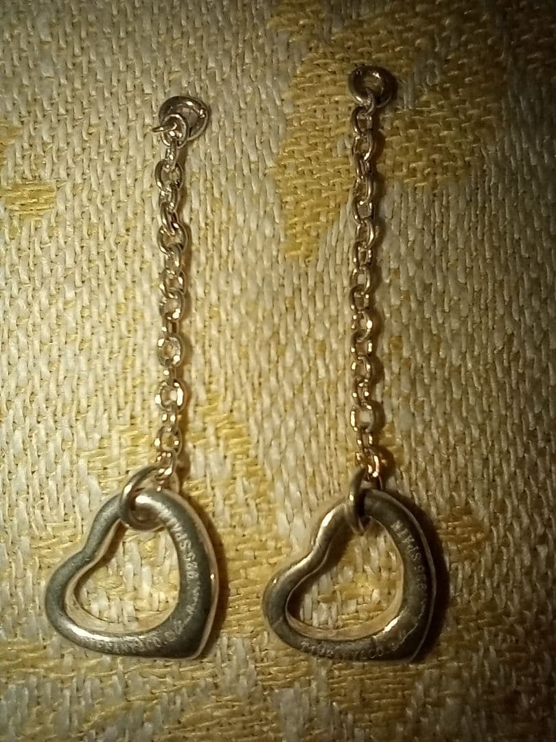 TIFFANYオープンハートシルバー925ピアス※チャーム部分のみ
