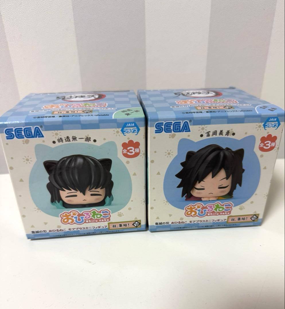 鬼滅の刃　おひるねこ　義勇　無一郎　柱、集結！　2点セット