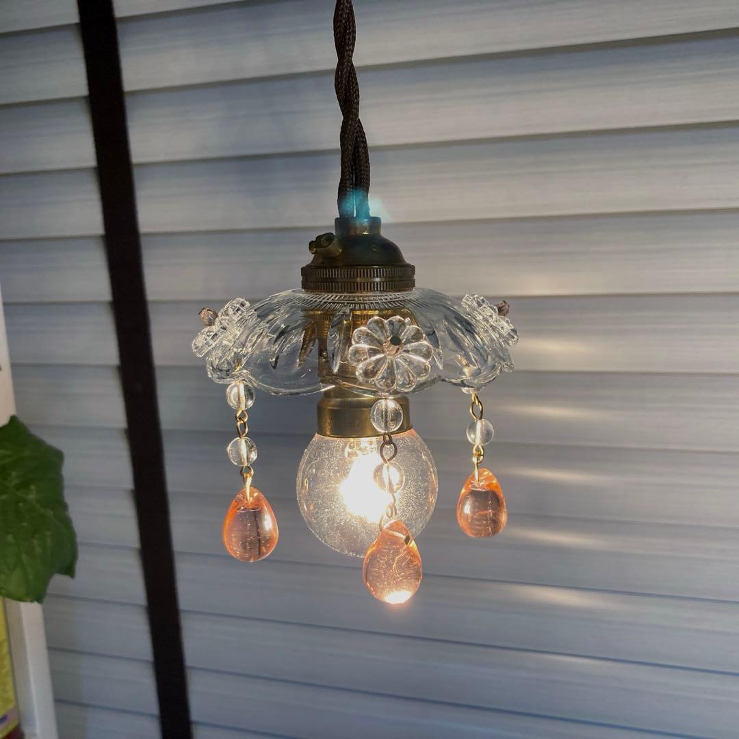 専用　ミニシャンデリア　1930年　フランス　アンティーク　シェード