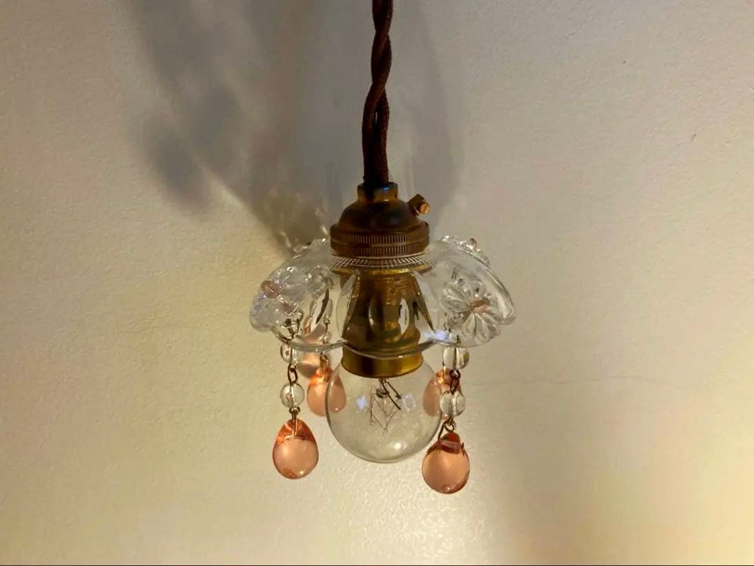 専用　ミニシャンデリア　1930年　フランス　アンティーク　シェード