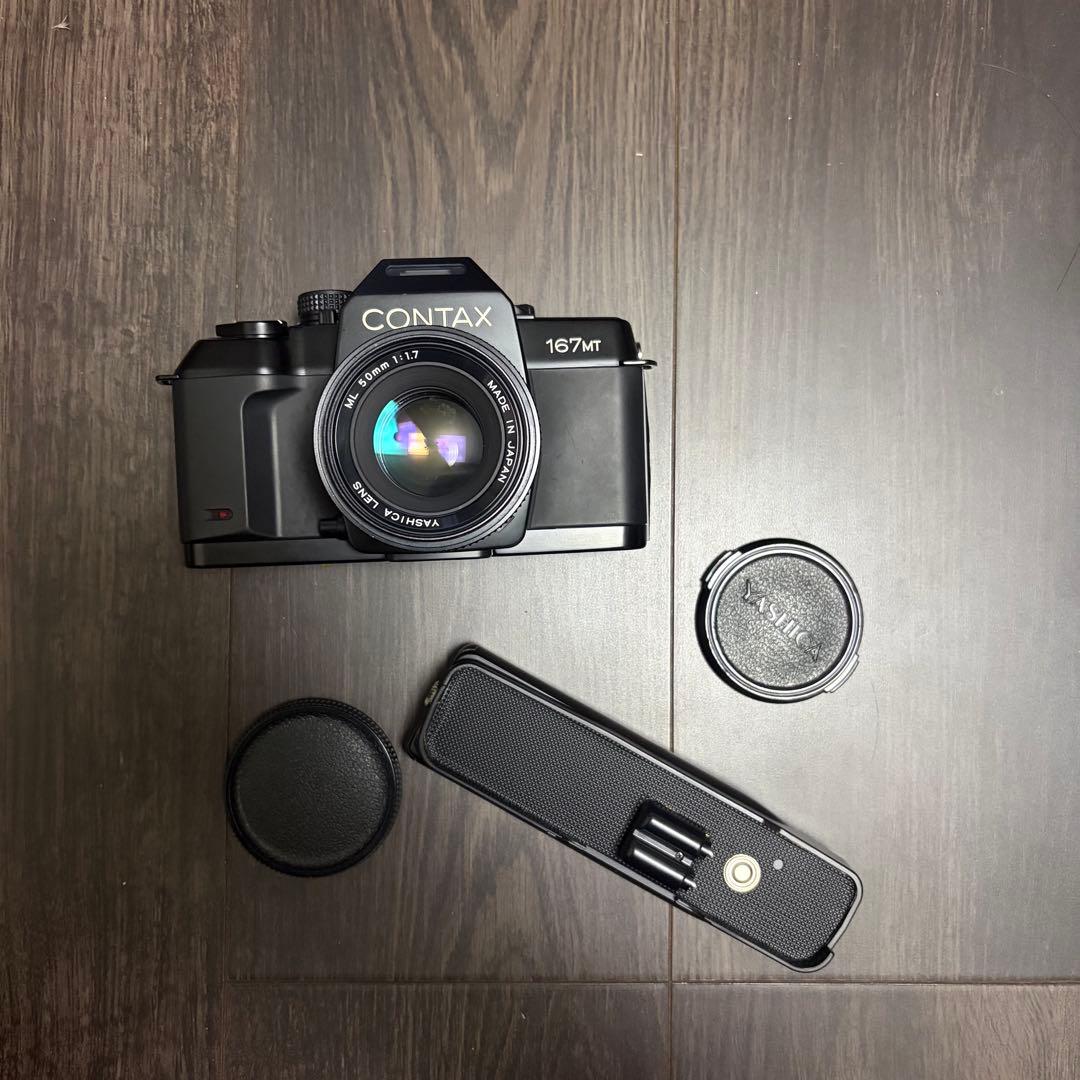 contax 167mtとyashica 50mm f1.7