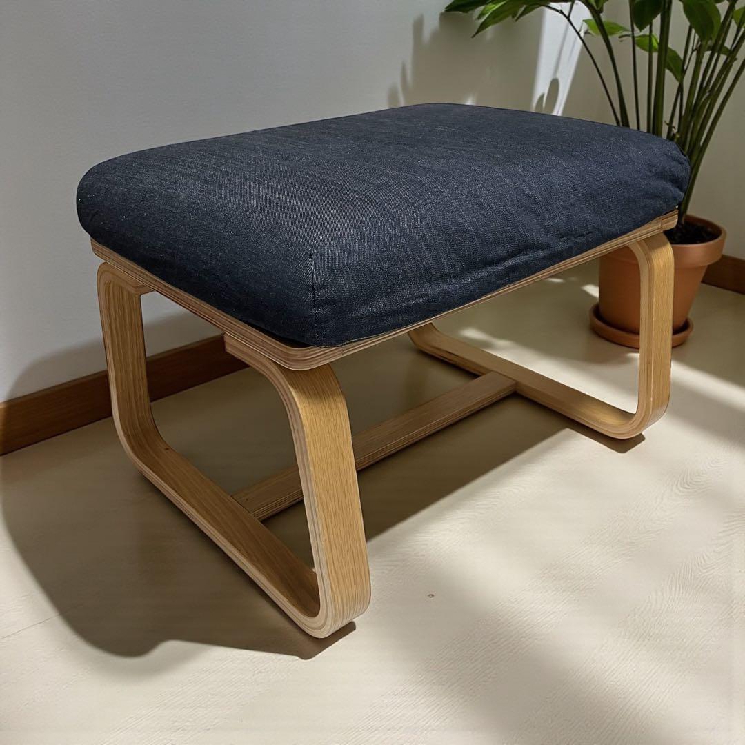 【美品】リビングでもダイニングでもつかえるベンチ２ オットマン　無印良品