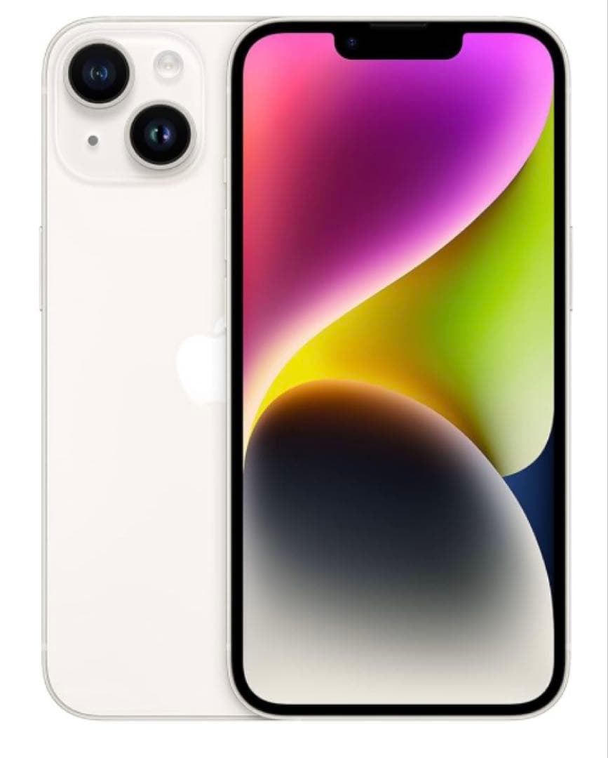 椎*ん様 【ほぼ新品同様】iPhone 14　スターライト128GB SIMフリ