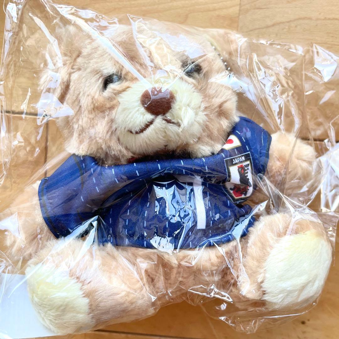 7点鹿島アントラーズ日本代表柴崎岳サイン入りぬいぐるみテディベアタオルマフラー