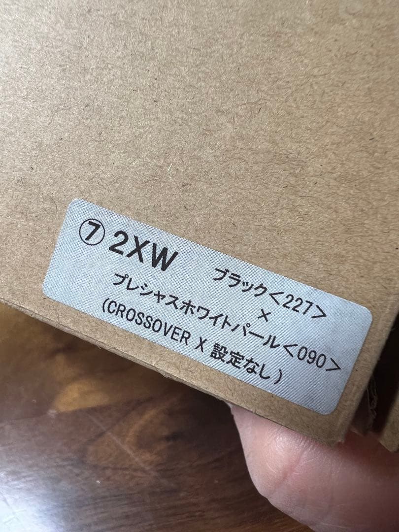 トヨタ　クラウンホワイト/ブラック ミニカー 約1/30スケール