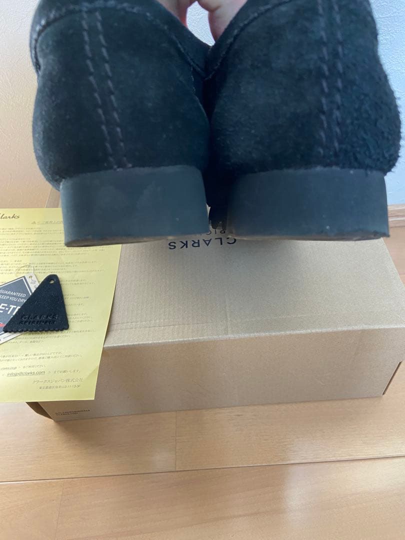 CLARKS ORIGINALS GORE-TEX ブラックワラビーUK７