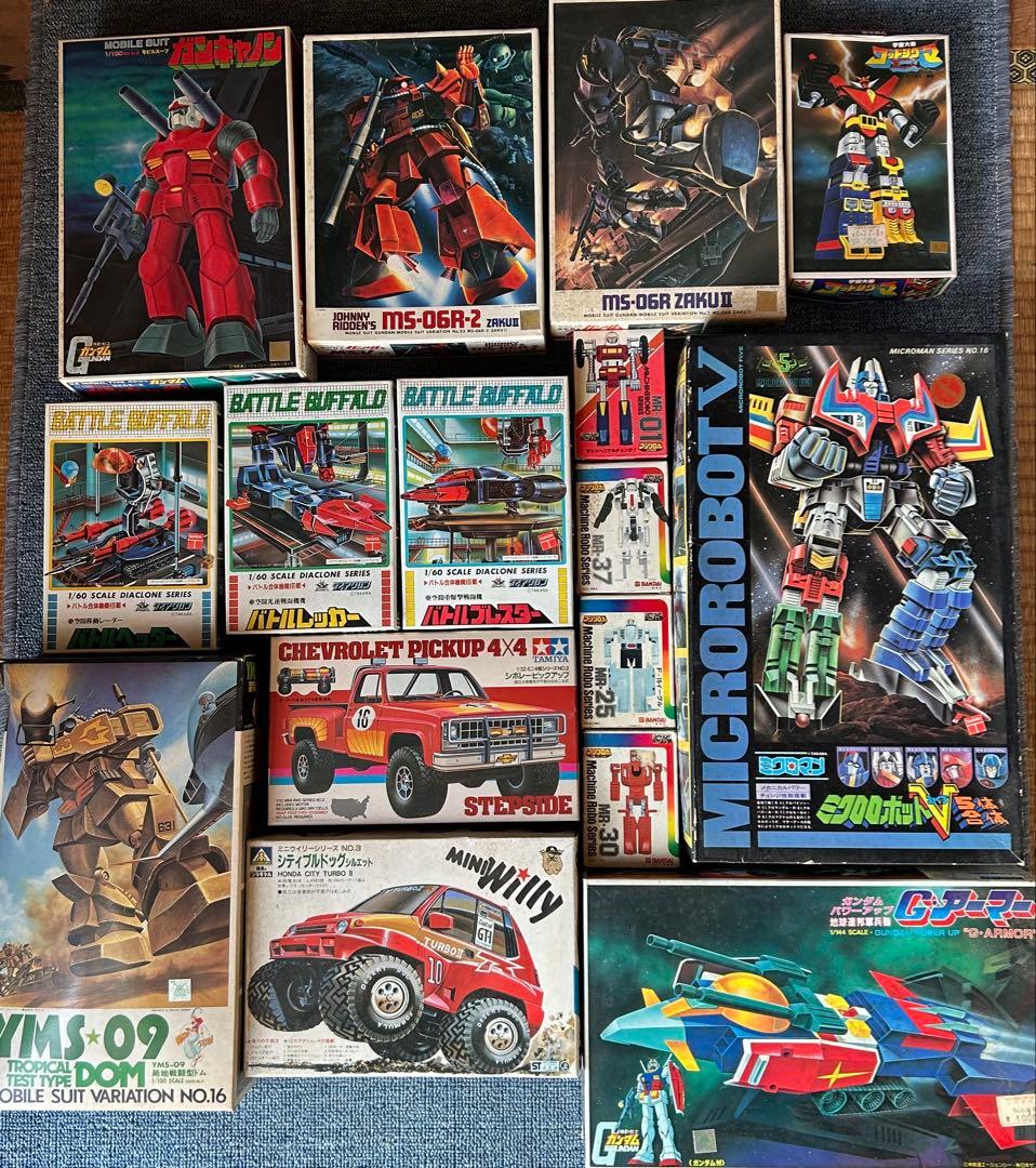 フ*い様 昭和のプラモデル　ガンプラ、ミクロロボ、ミニカー他まとめて　昭和レトロ