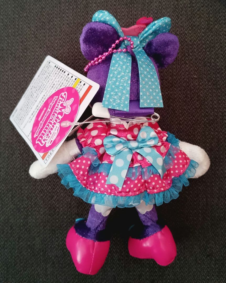 ディズニー　パルパルーザ　ぬいぐるみバッジ　ミッキー　ミニー