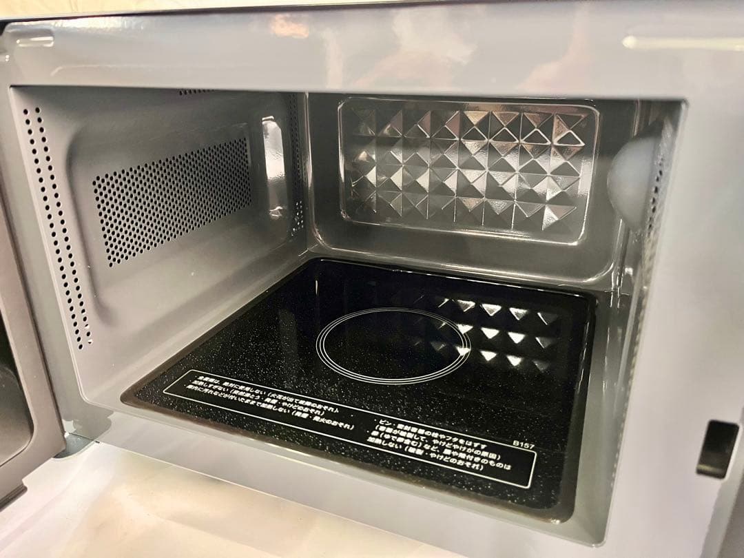 ②24年製　SHARP 単機能電子レンジ RE-TS174-B フラットタイプ