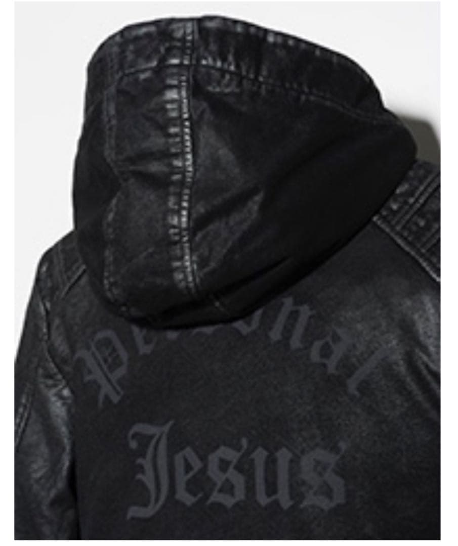 氷室京介 Silver Effect Hoodie Mサイズ