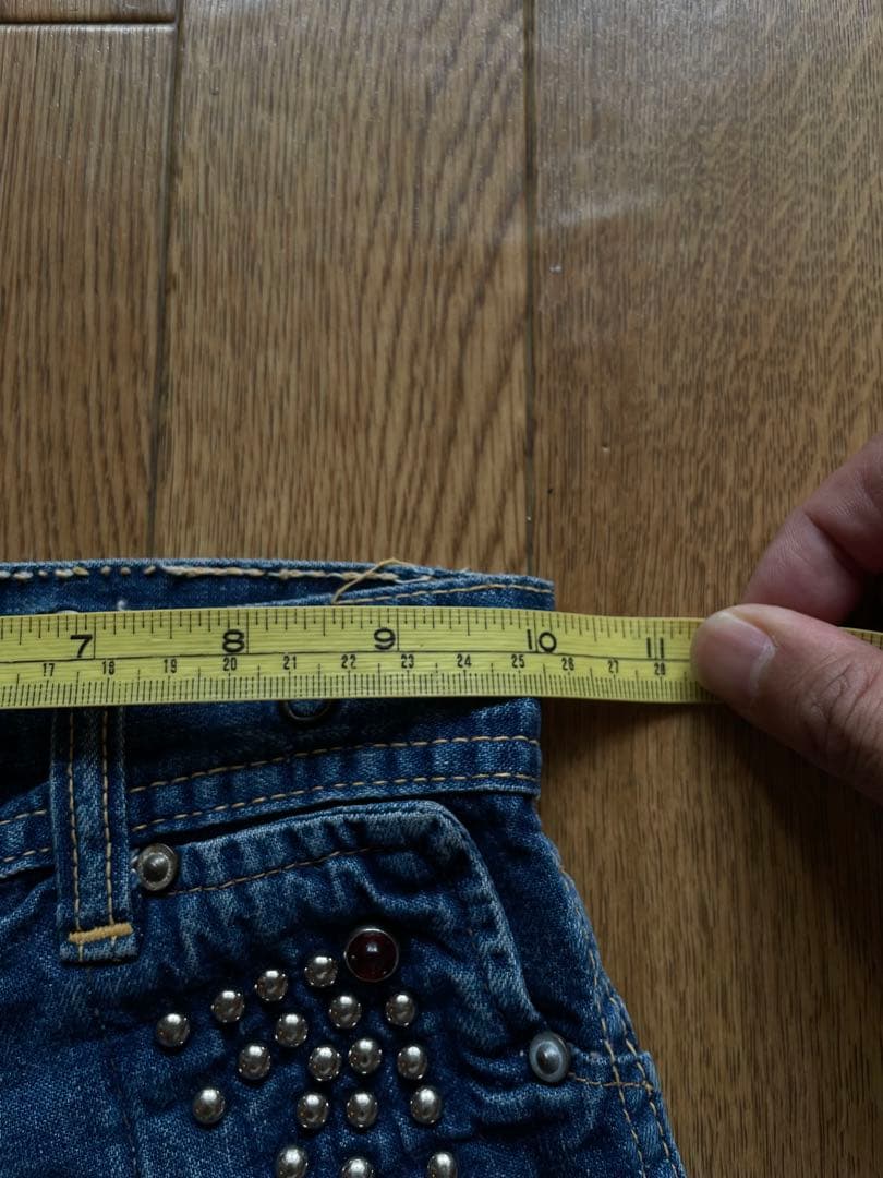 50s vintage デニム　ペインターパンツ　股リベ　大戦　キッズ　スタッズ