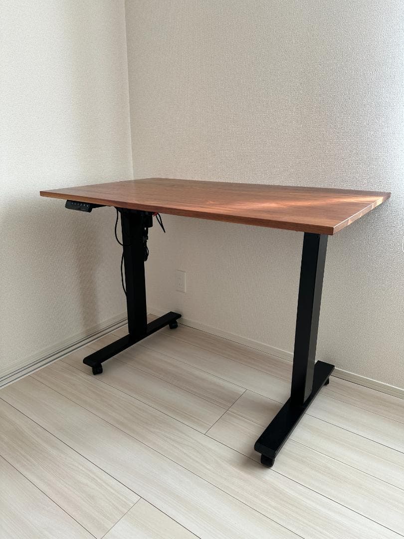 FLEXISPOT EF1　電動昇降式デスク　天然木天板つき