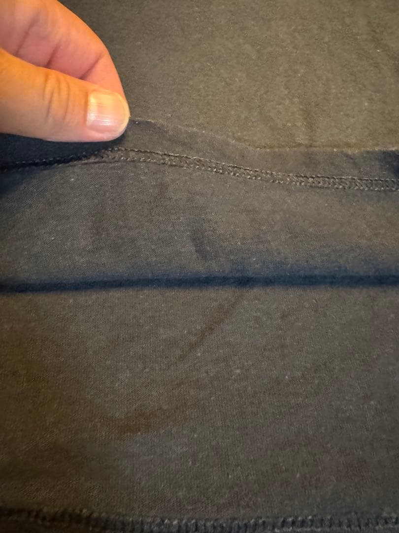 ビンテージBALZAC黒グラフィック、バンT made in USA、L美品