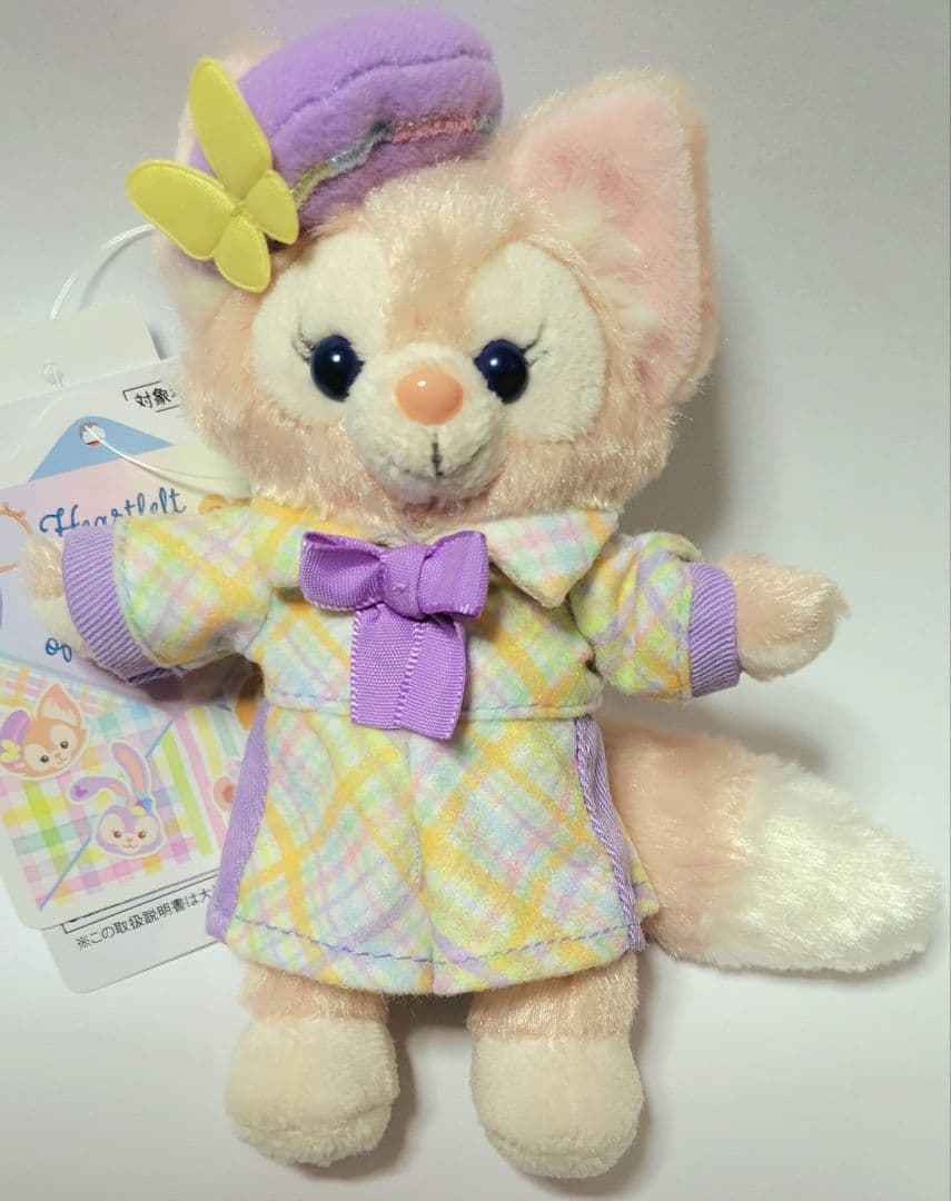 ぬいぐるみバッジ　７種　ダッフィーのハートフェルトレターズオブフレンドシップ