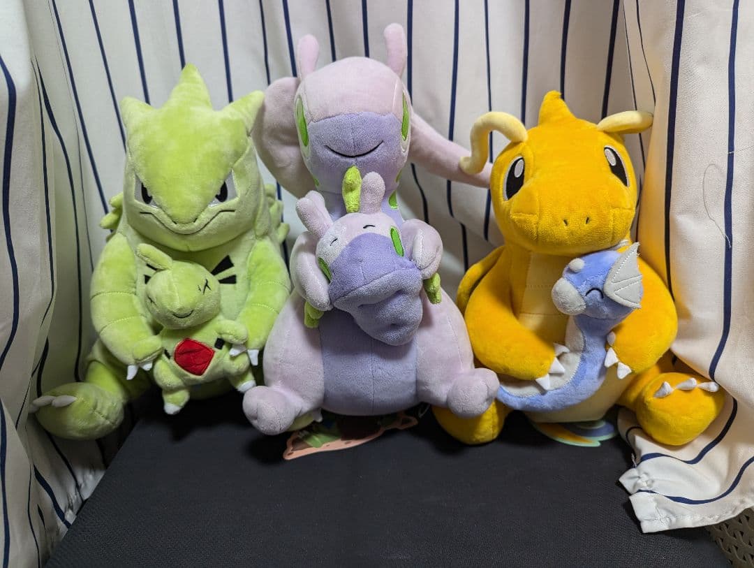 ポケモン ぬいぐるみ 大器晩成 カイリュー、バンギラス、ヌメルゴン 【バラ売可】