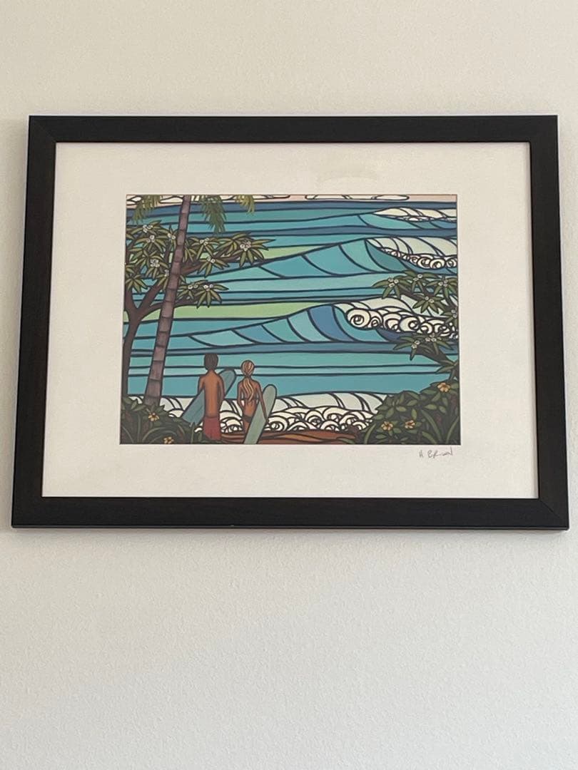 お盆期間特別値下げ　　ヘザーブラウン Heather Brown 額付き