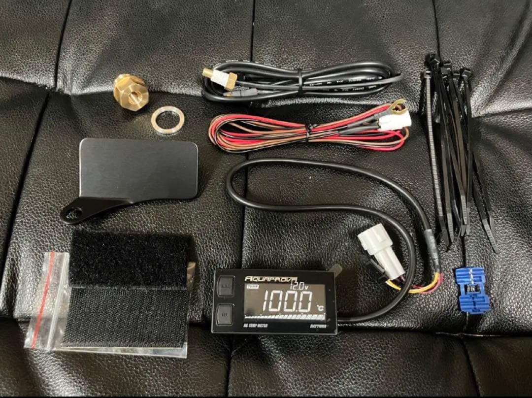 ゼファー400 χ デイトナ ハイグレード テンプメーター セット 真鍮 油温