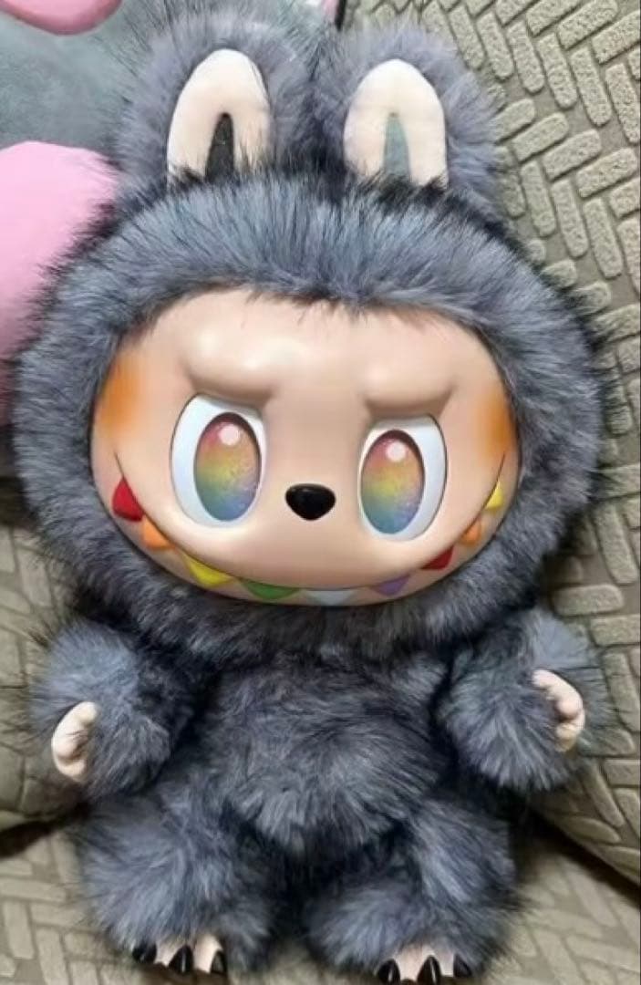 BIGサイズぬいぐるみ Labubu ZIMOMO 38cm改装ラブブ　一点のみ