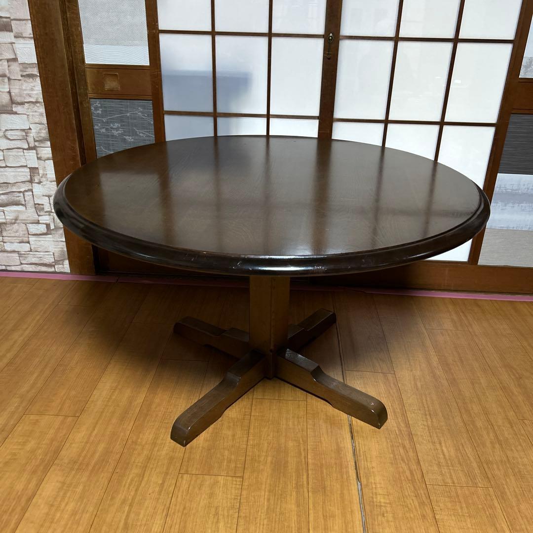 【レトロ】コスガ　ラウンドダイニングテーブル　丸テーブル
