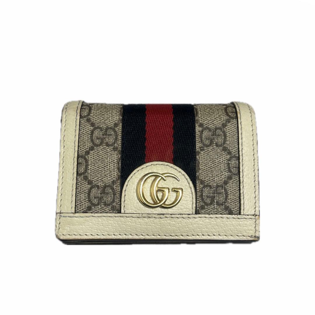 GUCCI お財布 2つ折り 白