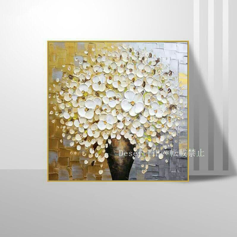 純粋な手描きの絵画 花 応接間掛画 玄関飾り 廊下壁画78