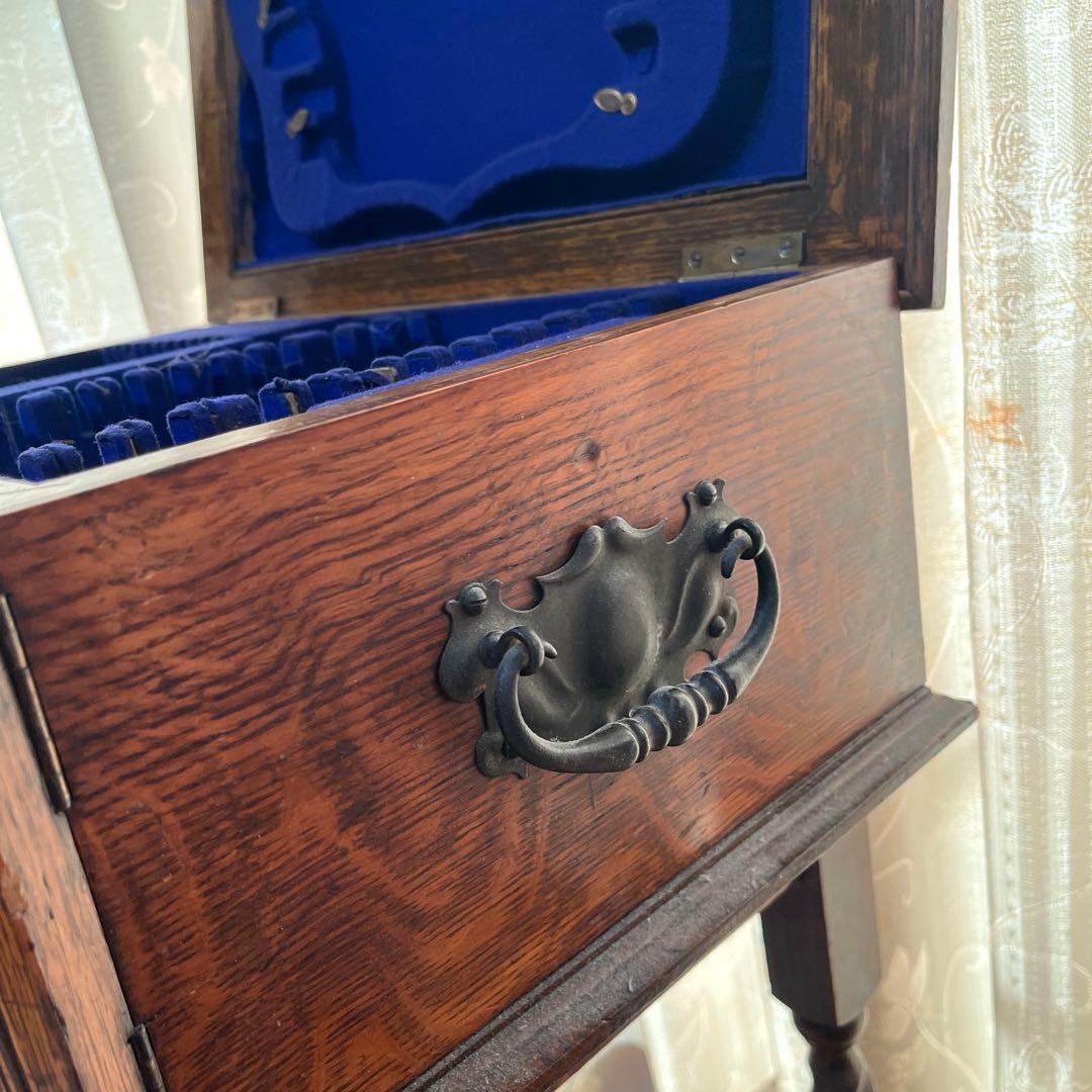 アンティーク　カトラリーケース　コンソールテーブル　ミニチェスト