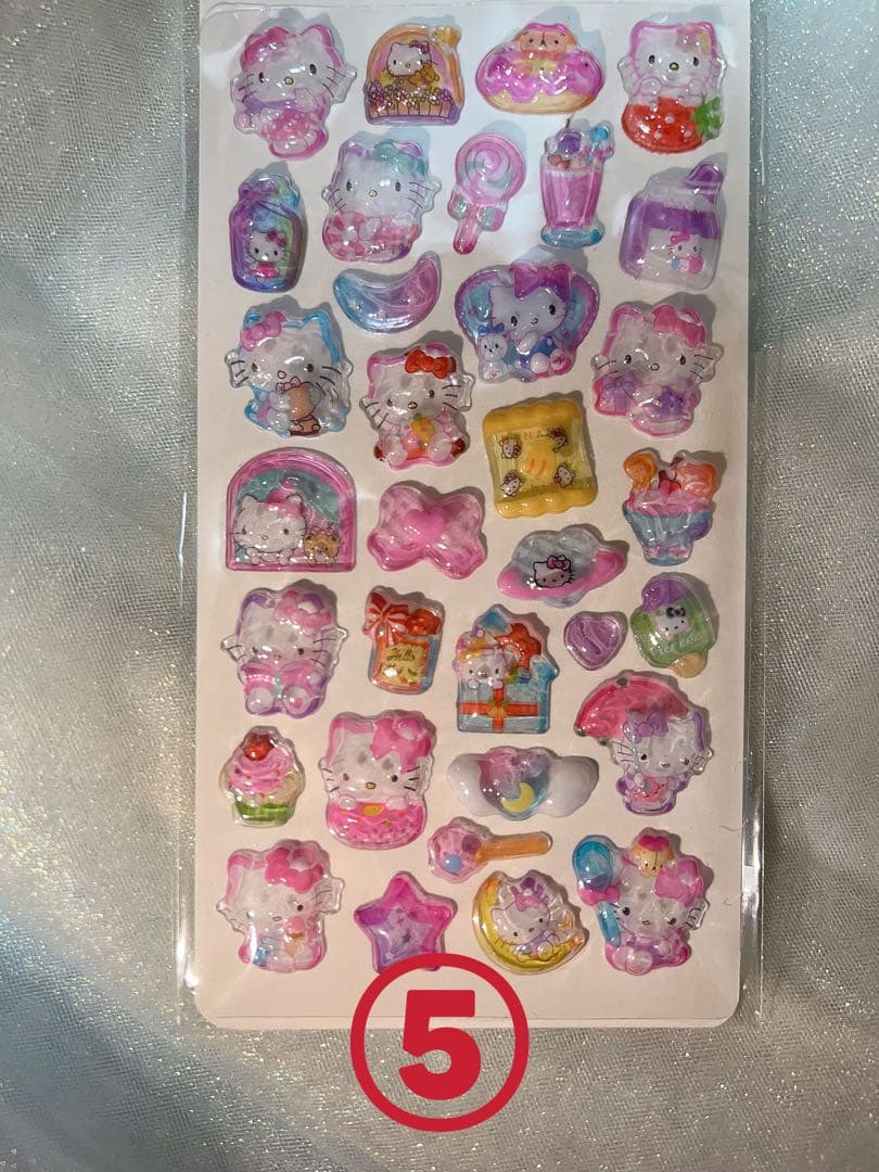 ポンポンドロップ硬質蓄光キャラクターシール80枚セット